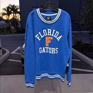 47 Florida Gators Royal Blue Sweatshirt with Orange F Lettering